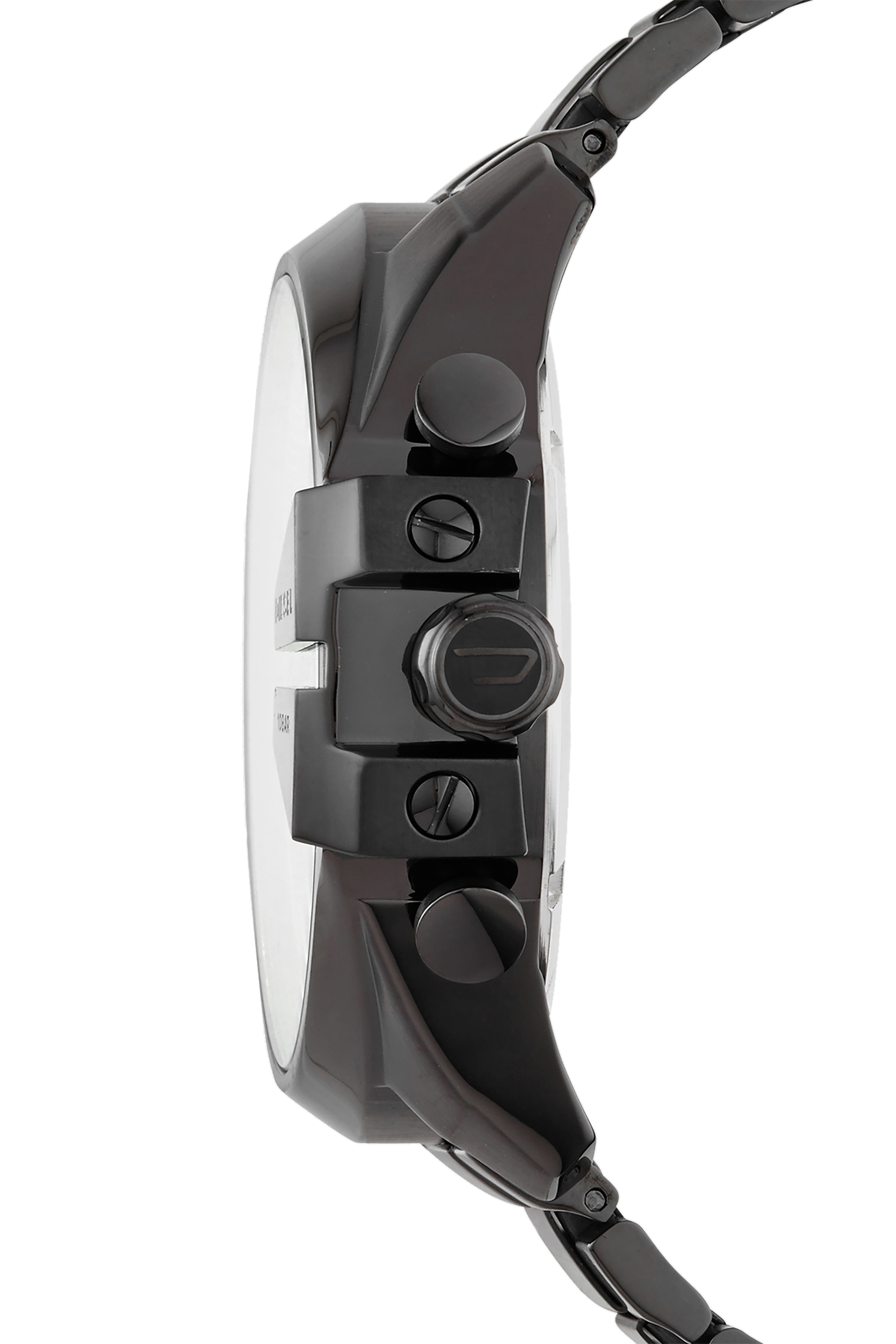 Diesel - DZ4318, Mega Chief reloj con chapado gris Hombre in Negro - 2