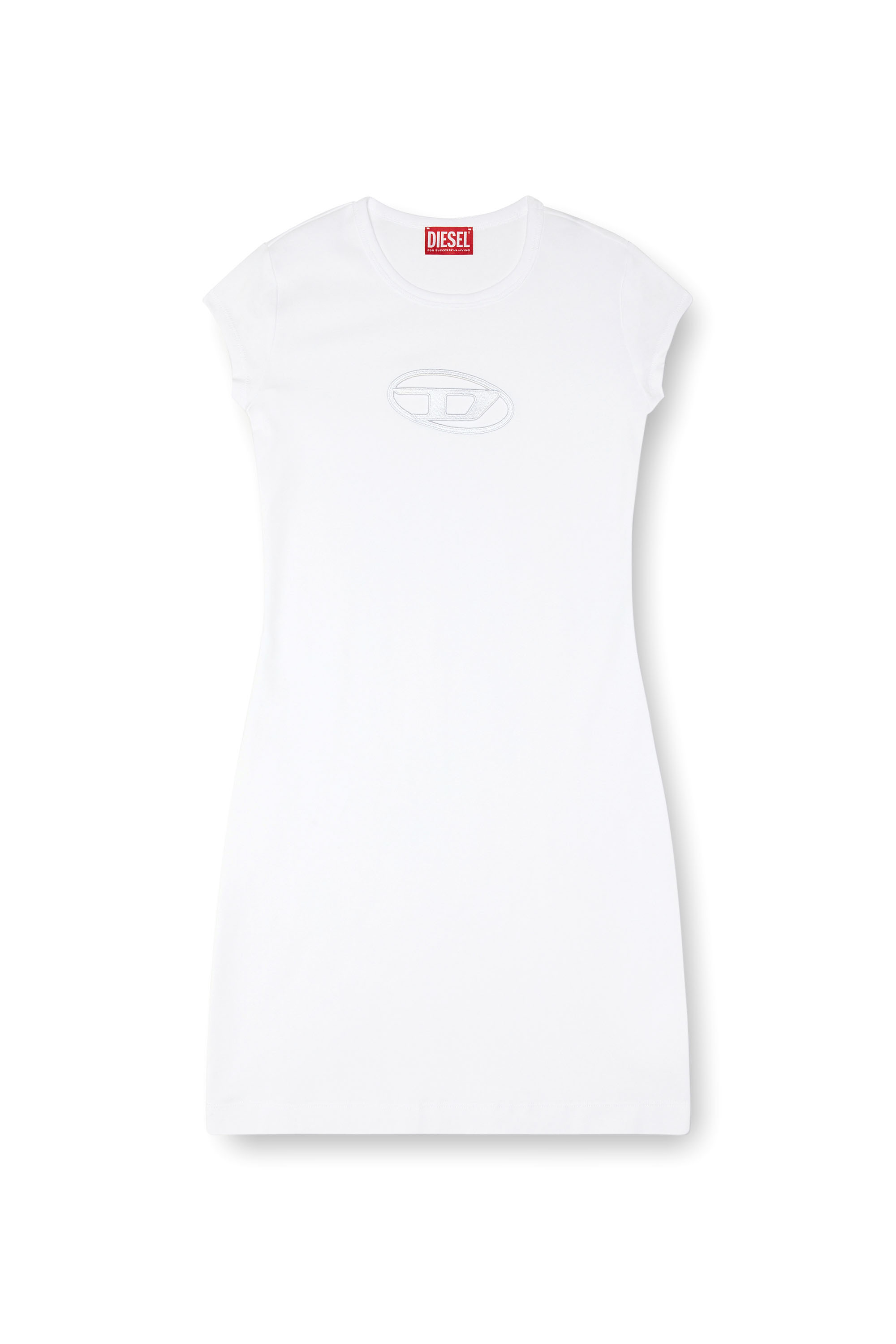 Diesel - D-ANGIEL, Vestido corto Mujer in Blanco - 2