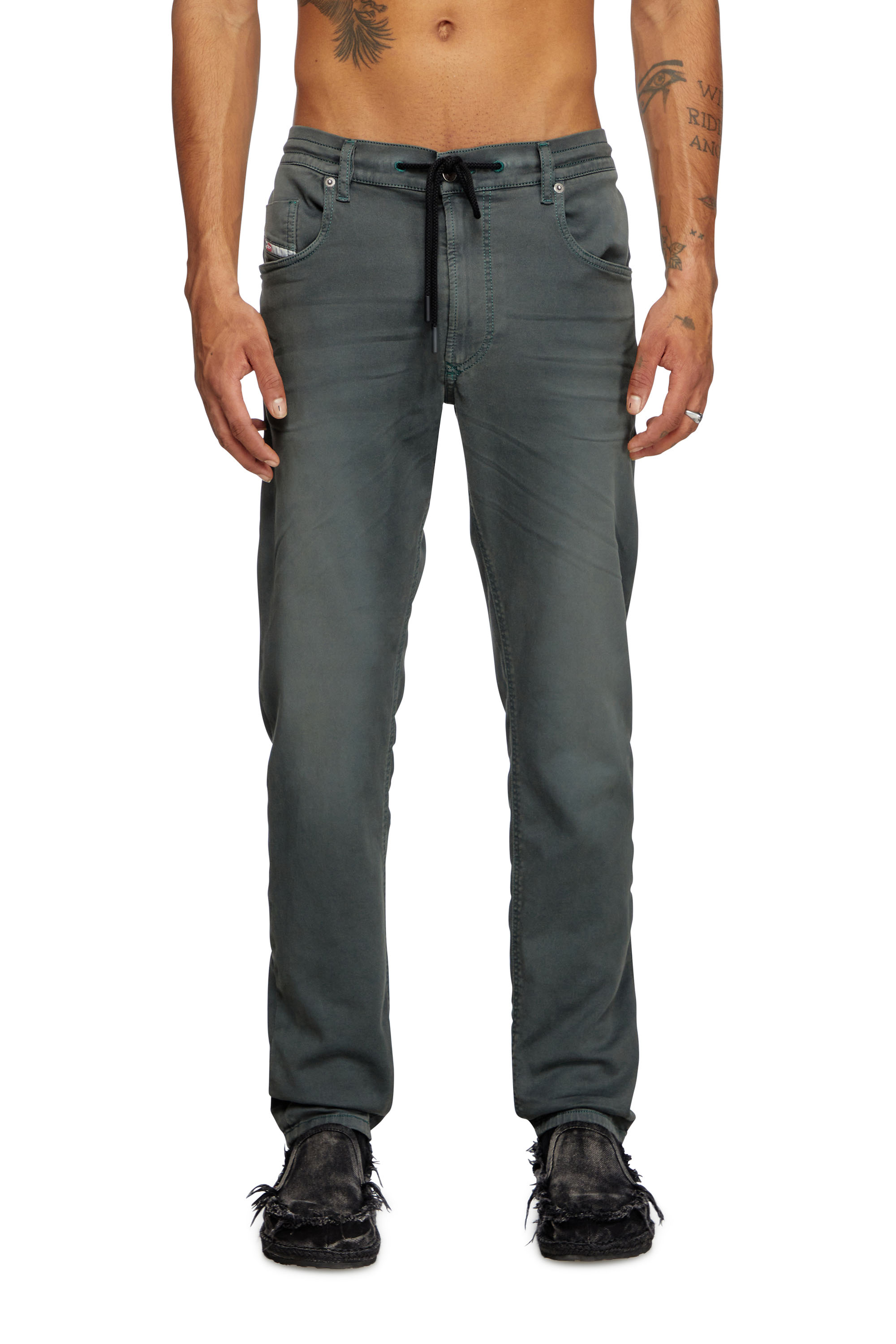 Diesel - Regular 2032 D-Krooley Joggjeans® 0670M Hombre, Gris - 1