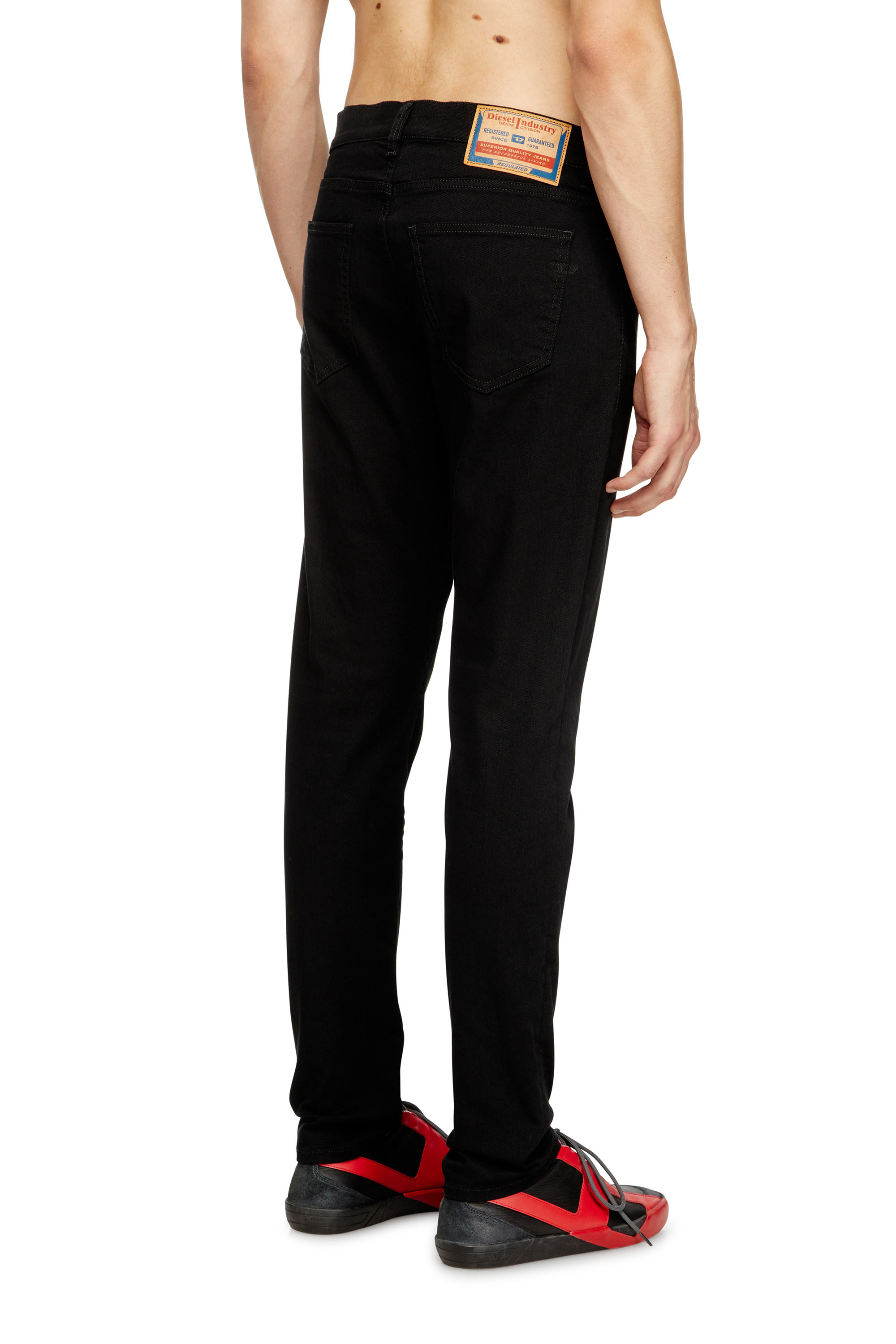 Diesel - Slim Jeans 2019 D-Strukt 069YP Hombre, Negro/Gris oscuro - 4