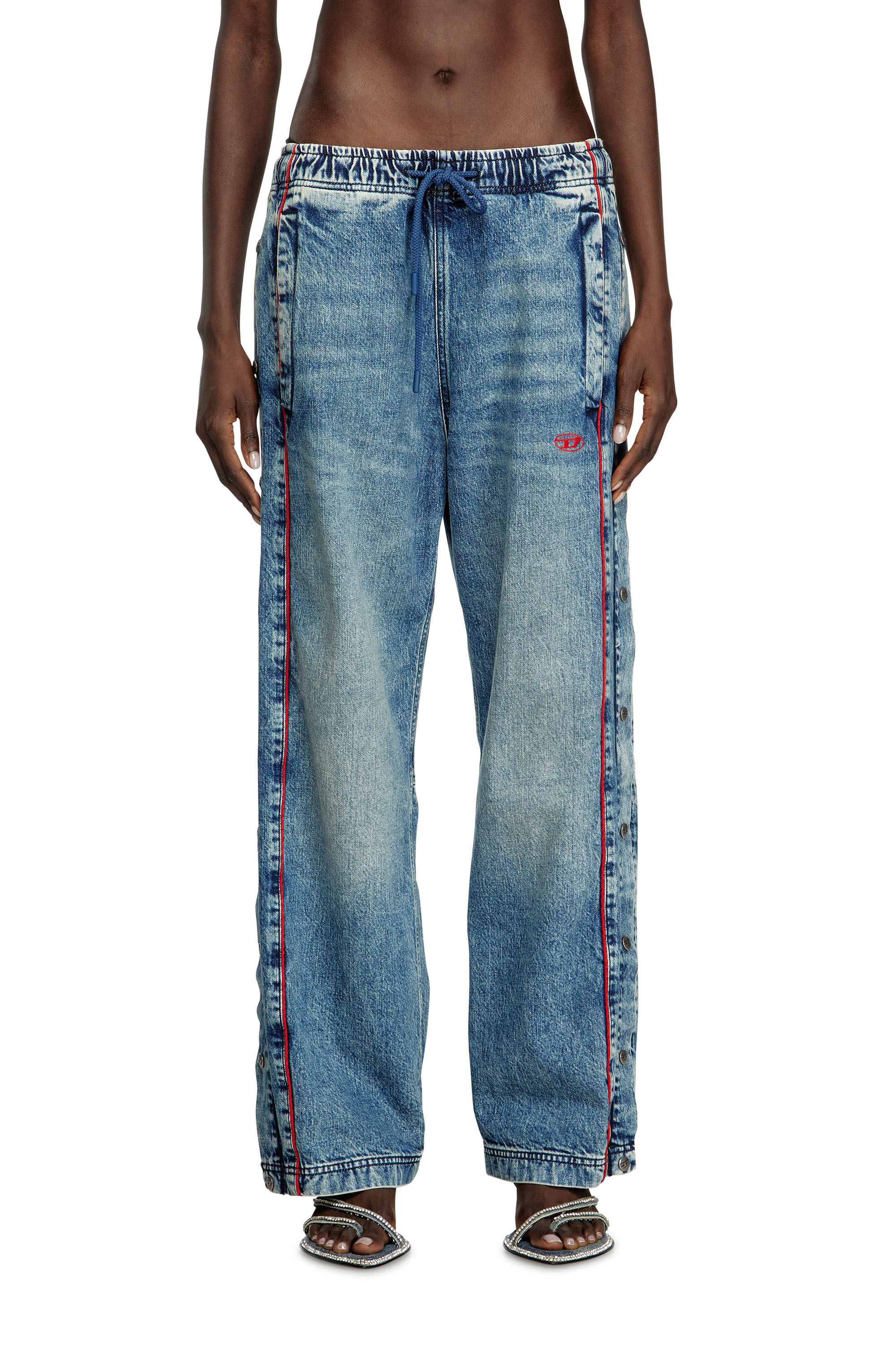 Diesel - Relaxed Jeans D-Axfor 0ABCP Unisex, Azul medio - 1