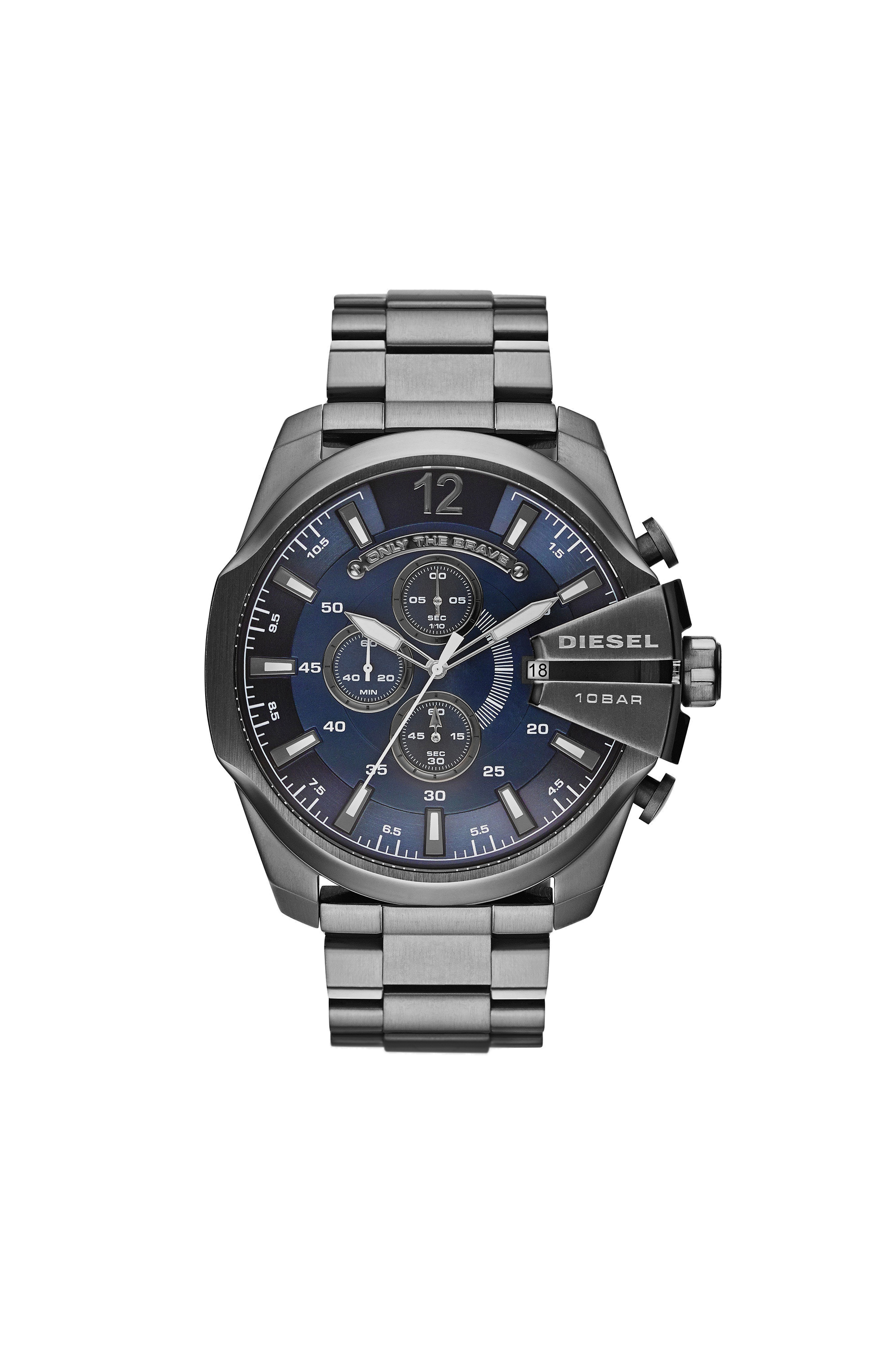 Diesel - DZ4329 MEGA CHIEF, Mega Chief reloj con chapado gris Hombre in Plateado - 1