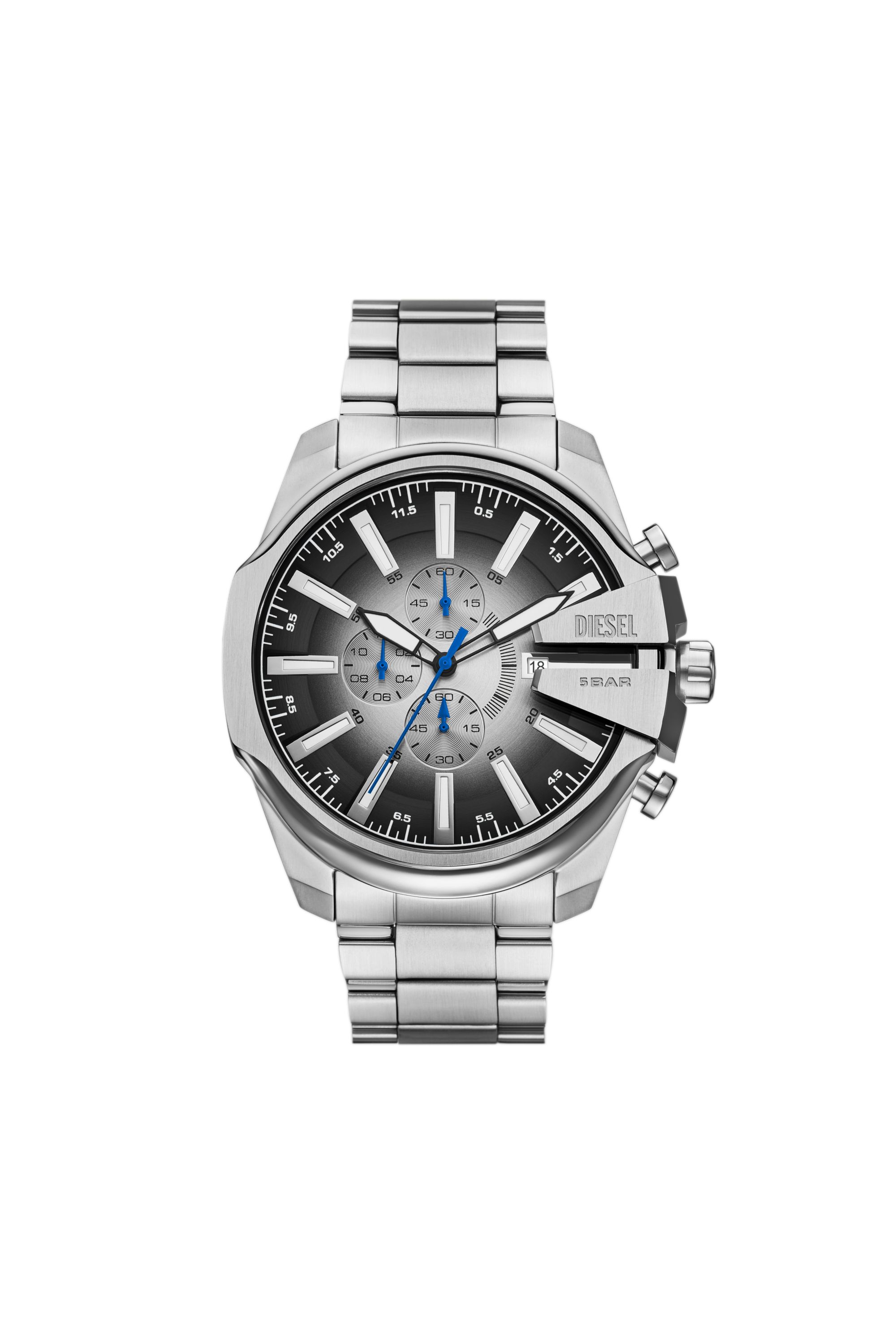 Diesel - DZ4686 WATCH, Reloj de acero inoxidable Mega Chief Slim Hombre in Plateado - 1