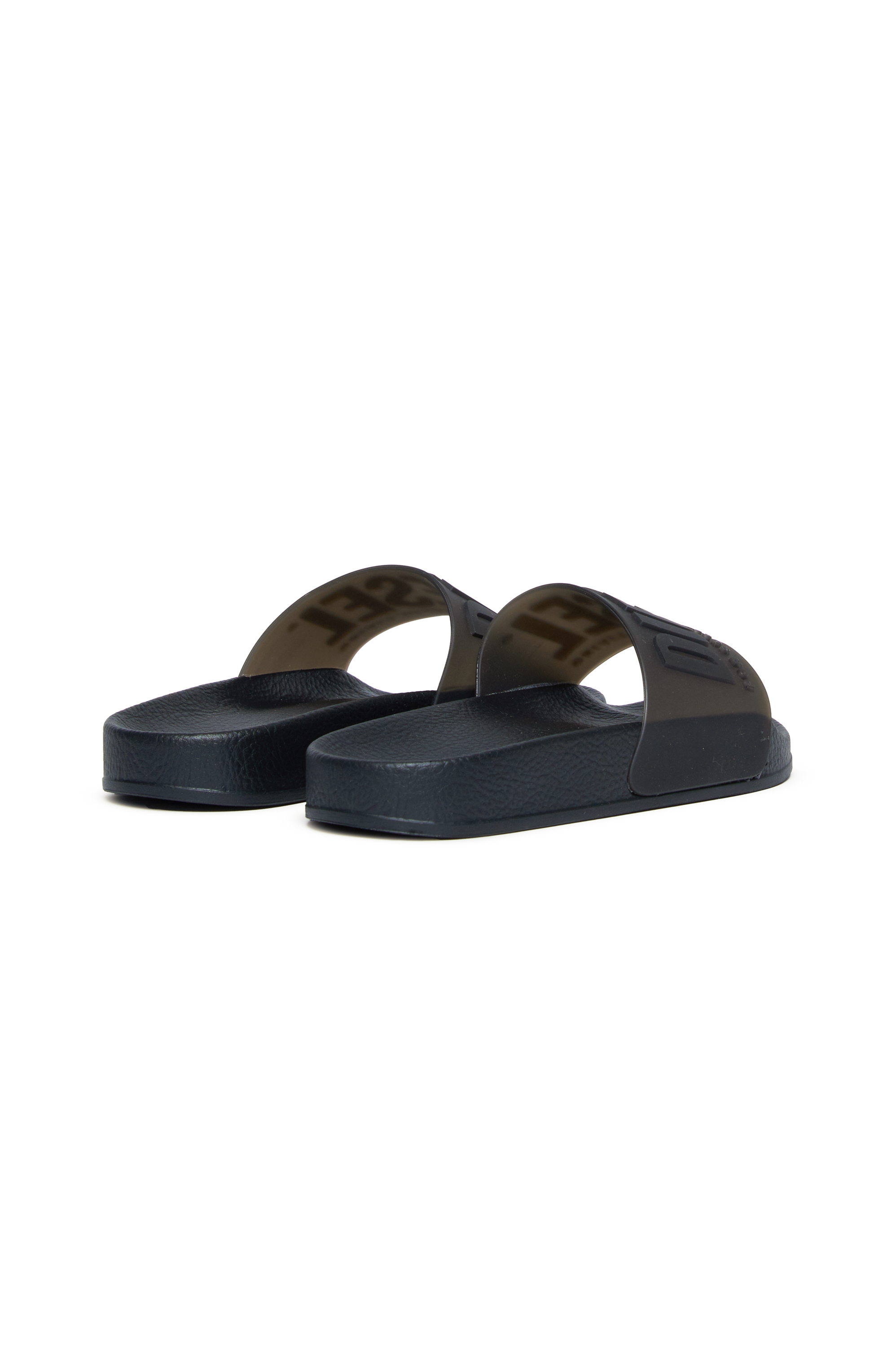 Diesel - SA-MAYEMI CC, Chanclas de goma semitransparentes para la piscina Unisex in Negro - 3